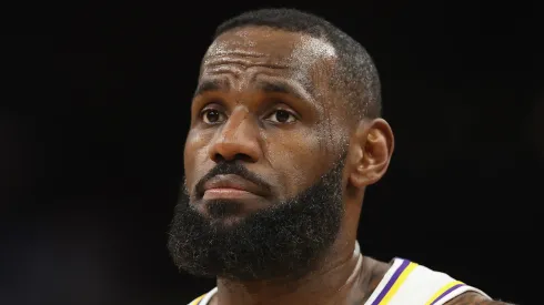 LeBron James of the Los Angeles Lakers