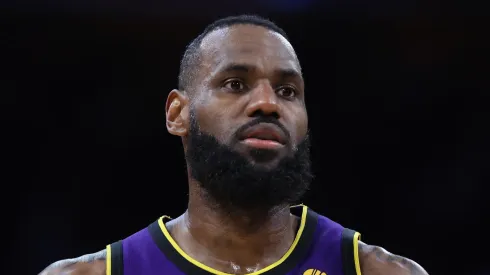 LeBron James of the Los Angeles Lakers