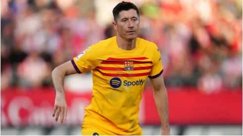 Robert Lewandowski of FC Barcelona