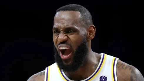LeBron James of the Los Angeles Lakers
