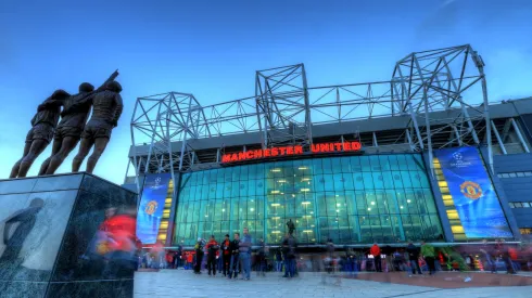 A general view of the East Stand at Old Trafford, the home of Manchester United before the UEFA Champions League match between Manchester United and Sporting Braga on October 23, 2012 in Manchester, England. (Photo by Richard Heathcote/Getty Images)

