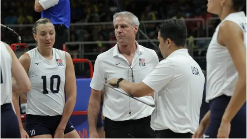 The USA Women Volleyball team
