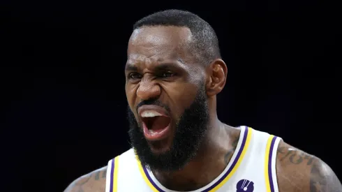 LeBron James of the Los Angeles Lakers