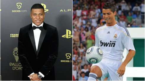 Kylian Mbappe (left) and Cristiano Ronaldo.
