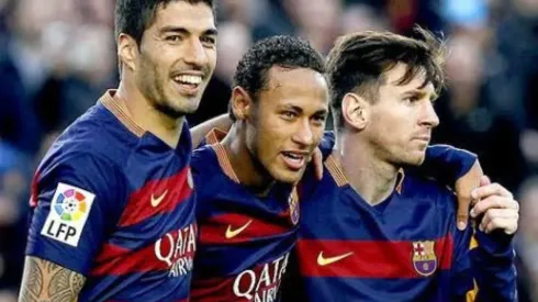 Luis Suarez, Neymar, Lionel Messi 
