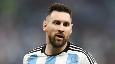 Lionel Messi with Argentina