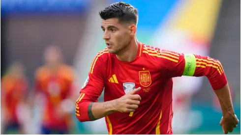 Alvaro Morata centre-forward of Spain