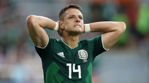 Chicharito Hernandez with Mexico's national team
