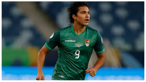 Marcelo Moreno of Bolivia looks on during a Group A match between Bolivia and Uruguay as part of Copa America Brazil 2021 
