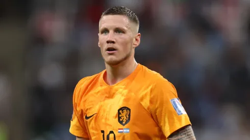 Wout Weghorst of Netherlands during the FIFA World Cup Qatar 2022 quarter final match between Netherlands and Argentina at Lusail Stadium on December 09, 2022 in Lusail City, Qatar.
