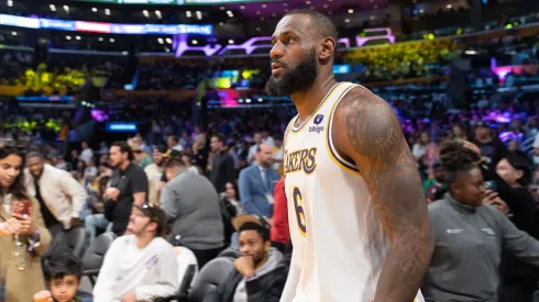 Celebrities at Los Angeles Lakers v Denver Nuggets in game 3 of the Western Conference Finals at Crypto.com Arena, Los Angeles, USA, on 20 May 2023.