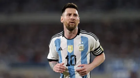 Lionel Messi with Argentina's national team
