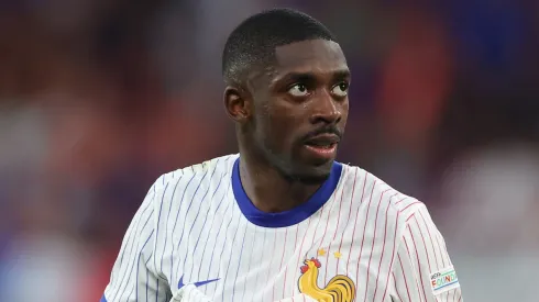Ousmane Dembele of France during the UEFA EURO 2024 group stage match between Netherlands and France at Football Stadium Leipzig on June 21, 2024 in Leipzig, Germany.
