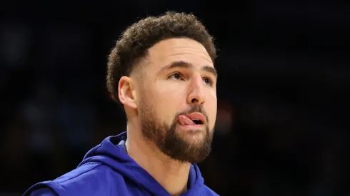 Klay Thompson with the Golden State Warriors