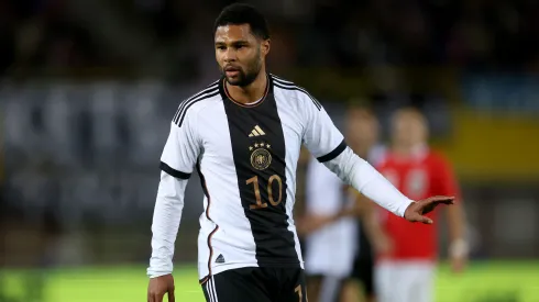 Serge Gnabry of Germany looks on during the international friendly match between Austria and Germany
