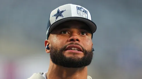 Dak Prescott quarterback of the Dallas Cowboys