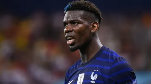 Paul Pogba of France looks on during the UEFA Euro 2020 Championship Round of 16 match between France and Switzerland.