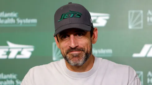 Aaron Rodgers, starting quarterback of the New York Jets
