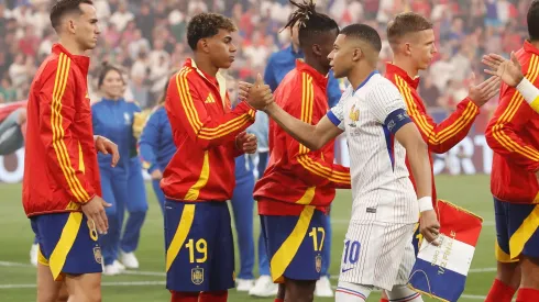 Semi-finals match between Spain 2-1 France at the Munich Football Arena in Munich, Germany.
