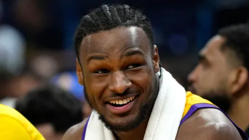 Bronny James of the Los Angeles Lakers