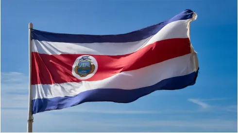 The flag of Costa Rica
