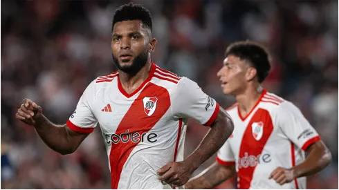 Miguel Borja of River Plate