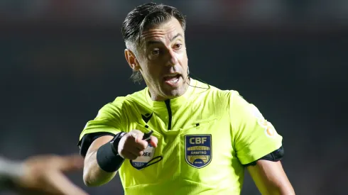 Raphael Claus gestures during a semifinal second leg match between Sao Paulo and Corinthians as part of Copa do Brasil
