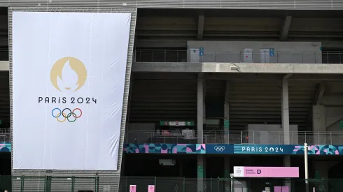 A general view outside the Geoffroy Guichard Stadium ahead of the Paris 2024 Olympic Games
