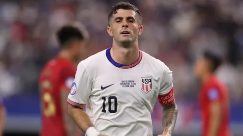 Christian Pulisic of United States gestures during the CONMEBOL Copa America 2024 Group C match between United States and Bolivia