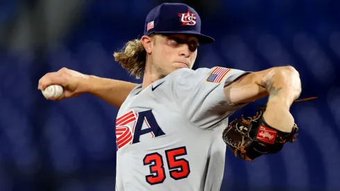 USA pitcher at the Tokyo 2020 Olympic Games.