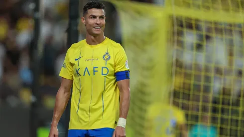 Cristiano Ronaldo of Al Nassr reacts during the Saudi Pro League match between Al-Nassr and Al-Hilal
