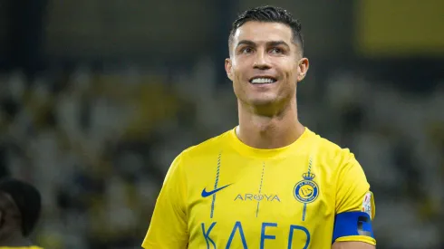 Cristiano Ronaldo of Al Nassr looks on during the Saudi Pro League match between Al-Nassr and Al-Hilal at Al Awwal Park on May 17, 2024 in Riyadh, Saudi Arabia.