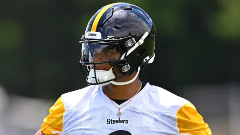 Justin Fields joined the Pittsburgh Steelers earlier this year

