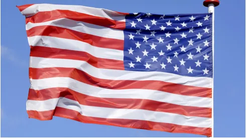 The flag Flag of USA
