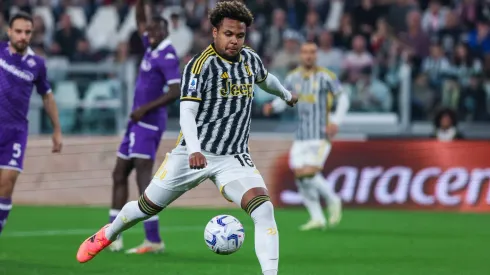 Weston McKennie with Juventus.