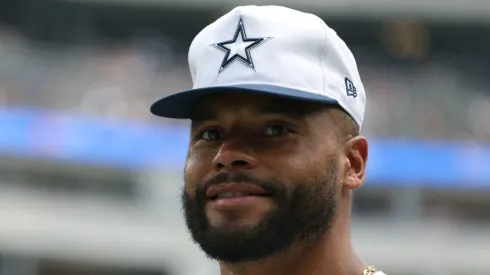 Dak Prescott quarterback of the Dallas Cowboys