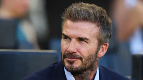 Inter Miami co-owner David Beckham looks on prior to a game between Atlanta United and Inter Miami