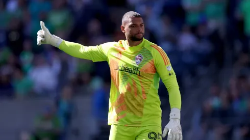 Zack Steffen of the Colorado Rapids in action.
