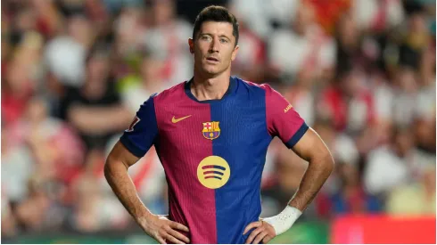 Robert Lewandowski of FC Barcelona