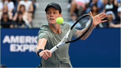 Jannik Sinner during a 2024 US Open match