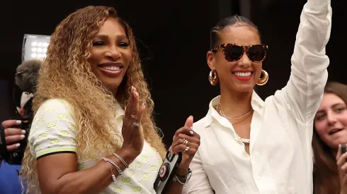 Serena Williams and Alicia Keys at the 2024 US Open
