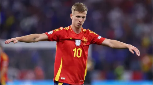Dani Olmo of Spain