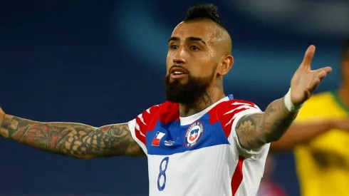 Arturo Vidal in action