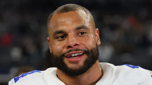 Dak Prescott quarterback of the Dallas Cowboys