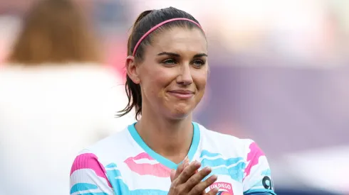 Alex Morgan at her final soccer game between SD Wave and NC Courage 
