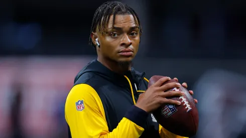 Justin Fields, quarterback of the Pittsburgh Steelers
