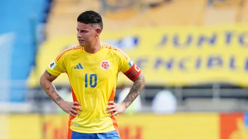 James Rodriguez during the match against Argentina
