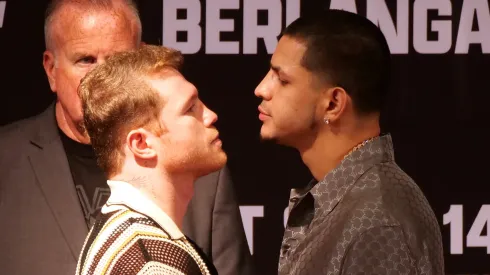 Saul Canelo Alvarez will face Edgar Berlanga this weekend
