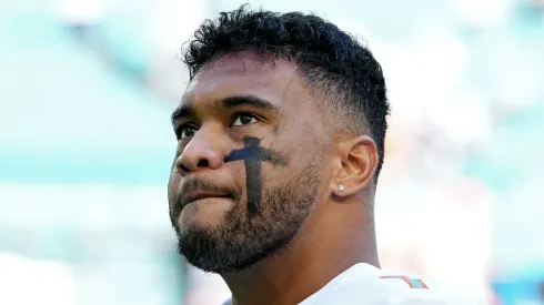 Tua Tagovailoa quarterback of the Miami Dolphins
