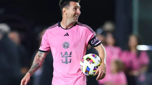 FORT LAUDERDALE, FLORIDA – JUNE 01: Lionel Messi #10 of Inter Miami reacts during the second half of the game against St. Louis City at Chase Stadium on June 01, 2024 in Fort Lauderdale, Florida. (Photo by Megan Briggs/Getty Images)
